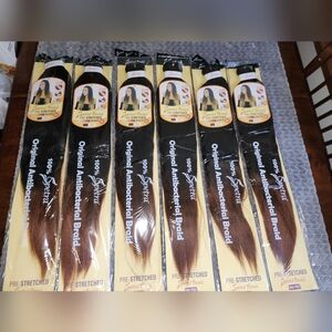 (NEW) Spetra Braid Pre-Stretched Hair 26 Inches (T1B/30) (6 Pks)